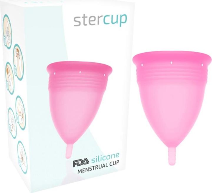 Actual product image Stercup Menstrual Cup Size S Pink Colour Fda Silicone (S)