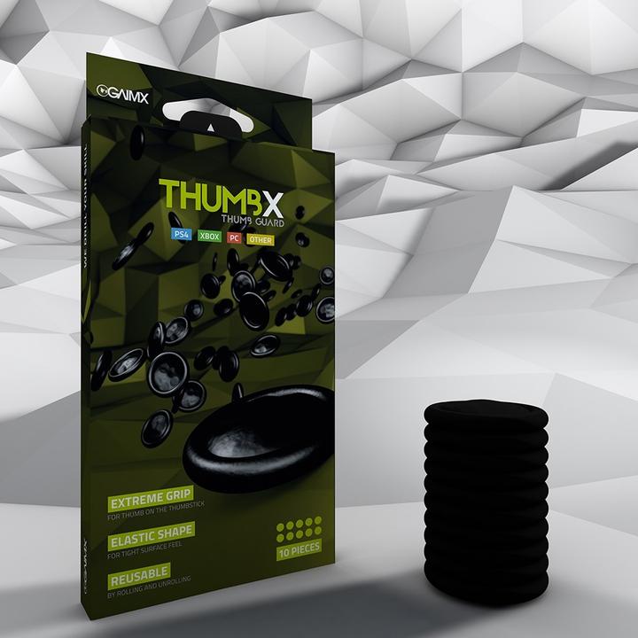 Actual product image Thumbx Black (PS4, Xbox One X, Switch, PC)