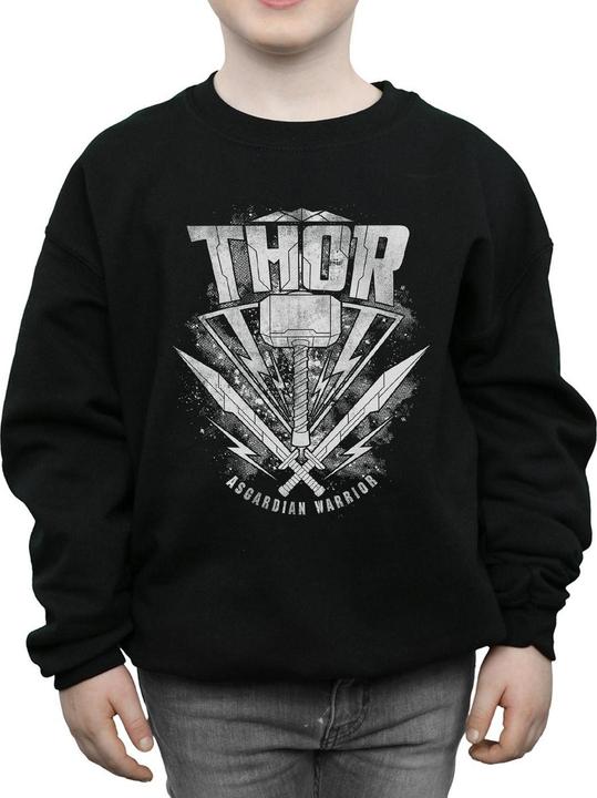 Produktbild Thor Ragnarok Hammer Logo Sweatshirt Jungen (140, 146)