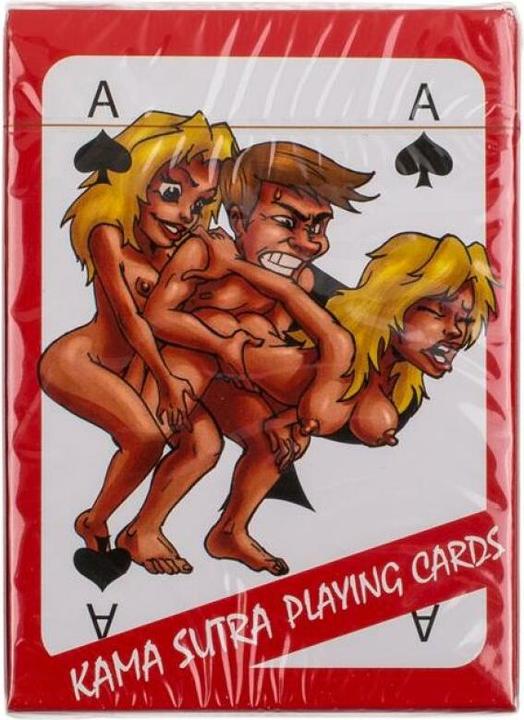 Produktbild Joke Items Spielkarten Kamasutra Comic, 54 Karten