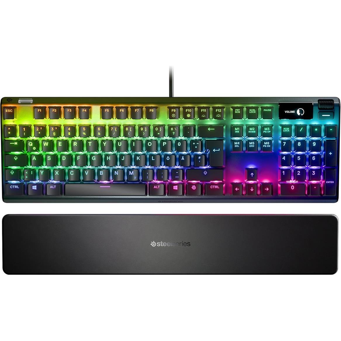 SteelSeries Apex Pro (DE, Kabelgebunden), Tastatur, Schwarz
