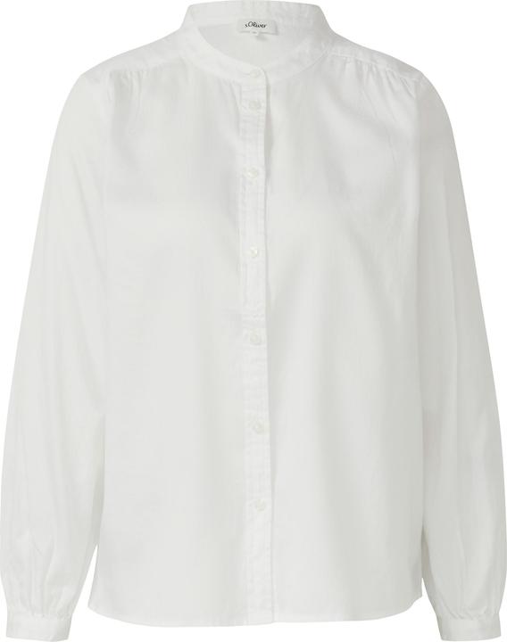 Immagine prodotto s.Oliver Bluse Stehkragen-Bluse aus leichtem Baumwoll-Satin (48)