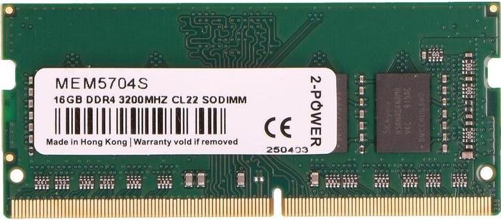 Actual product image 2-Power 16GB DDR4 3200MHz CL22 SoDIMM (1 x 16GB, 3200 MHz, DDR4-RAM, SO-DIMM)