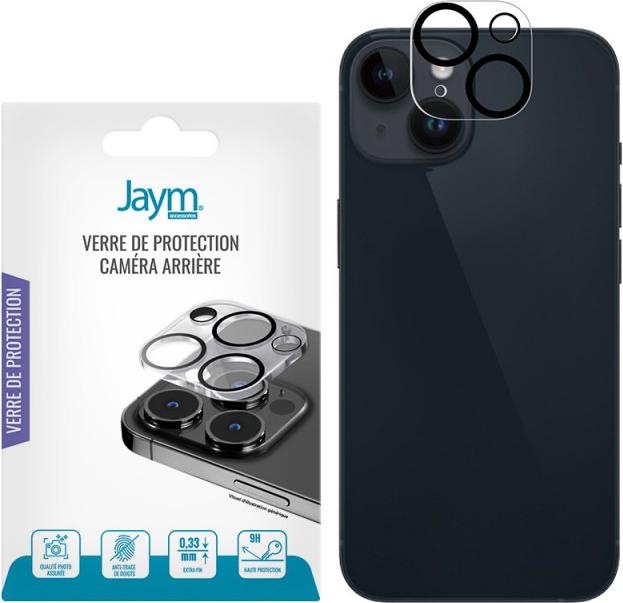 Produktbild Jaym Schutz der Rückfahrkamera für Apple iPhone 15 / 15 Plus aus gehärtetem Glas 9H (15 Plus)