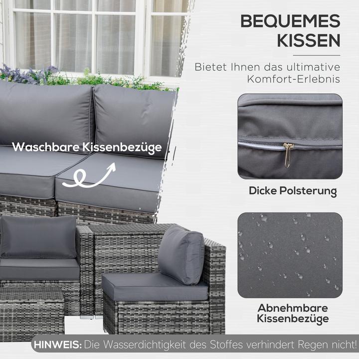 Produktbild Outsunny Gartenmöbel Set mit Stauraum