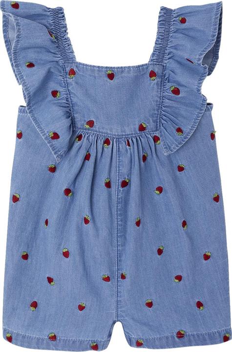 Actual product image Vertbaudet Baby Kurzoverall aus luftigem Denim (68)