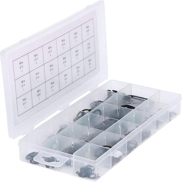 Actual product image KS Tools Assortment snap rings, external + internal, 225 pcs.
