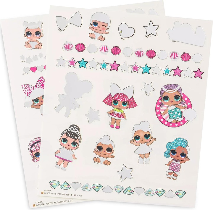 Actual product image L.O.L. Surprise! Metallic Tattoos