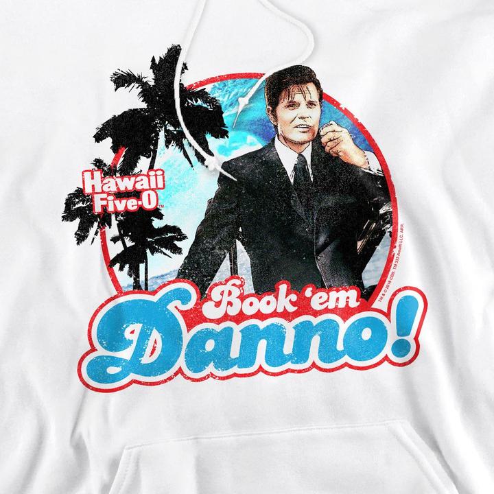 Immagine prodotto Hawaii Five-0 Book Em Danno Felpa con Cappuccio Uomo (L)