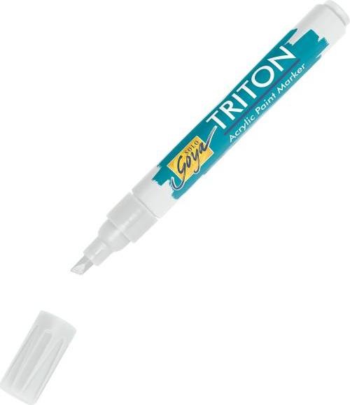 Immagine prodotto Solo Goya Marcatore a vernice acrilica Triton (Bianco, 4 mm, 1 x)
