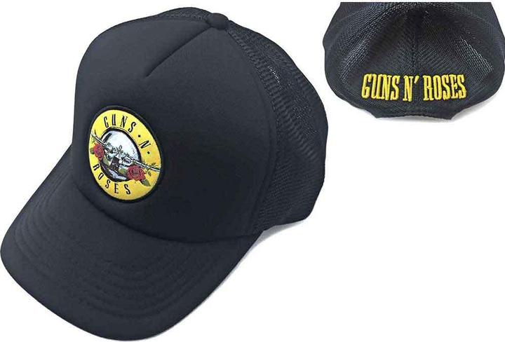 Actual product image Guns N Roses Circle Logo Black Mesh-Back Cap