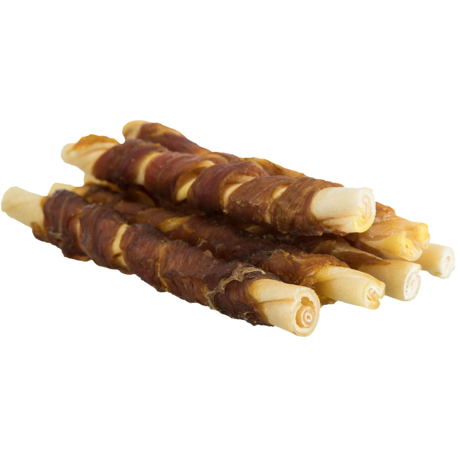 6x Trixie Denta Fun Buffalo Rotoli da masticare, Snack, Cane, Rawhide, 70 g (Gioco da masticare per cani), Gioco per cani