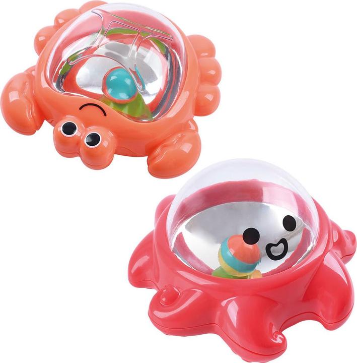 Play Tub Twinklers - crab and octopus, 2 pcs.