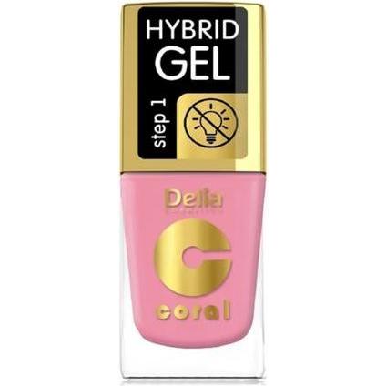Delia Cosmetics, Nagellak, Coral Hybrid langhoudende gelnagellak 101 Sweet Candy *NEW* (Zoet snoepgoed, Gel effect nagellak)