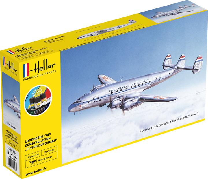 Actual product image Heller STARTER KIT 749 CONSTELLATION 'Flying Dutchman'
