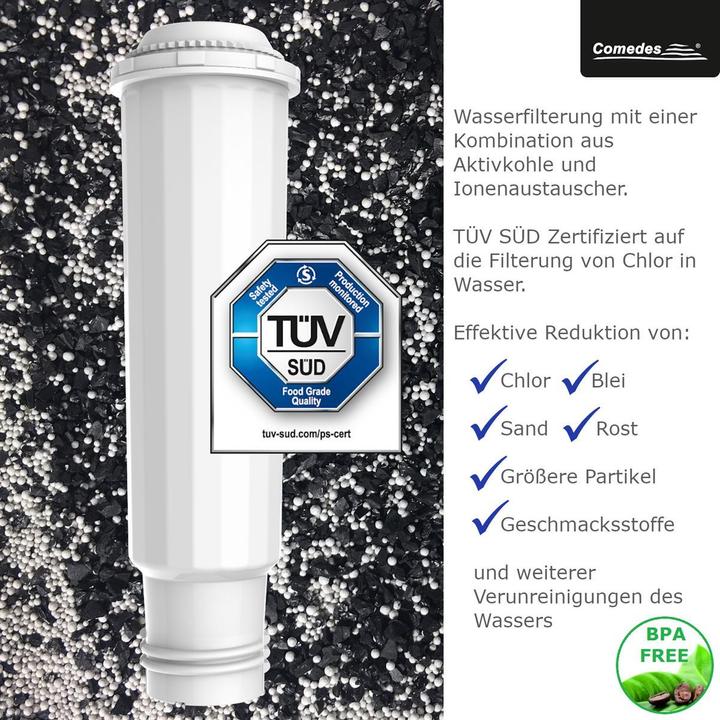 Image du produit Flickbee Filtre à eau (4 pièces) pour machines à café remplaçant Jura7525 & Krups F088