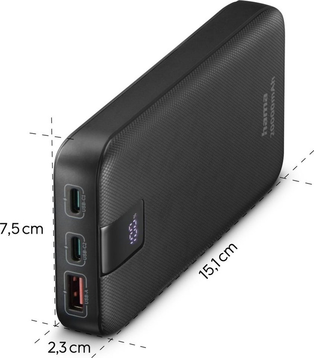 Produktbild Hama Power Pack PD 20 (20000 mAh, 20 W, 74 Wh)