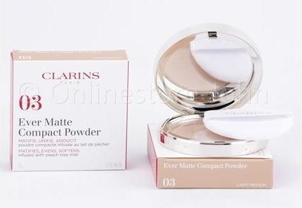 Actual product image Clarins Powder Ever Matte Compact Powder ( 03 ) (Camel)