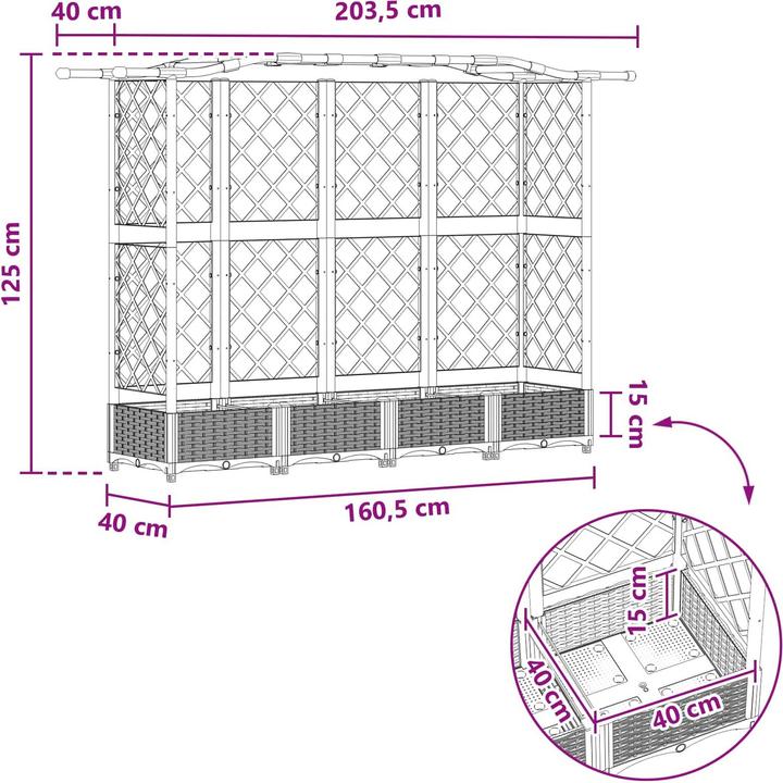 Immagine prodotto vidaXL Hochbeet