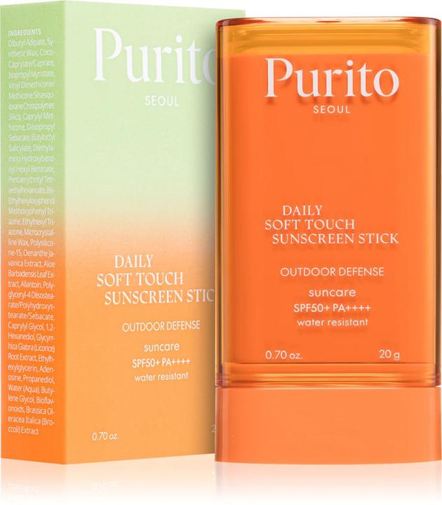Actual product image Purito Seoul Daily Soft Touch Sunscreen Stick SPF 50+ PA (Suntan cream, SPF 50+)