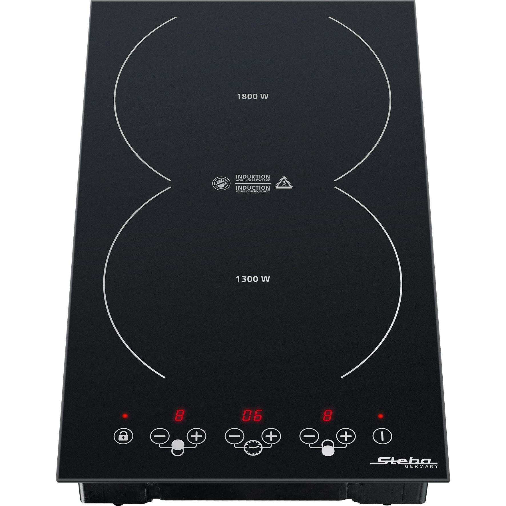 Steba Piano cottura a induzione IK 200, Piano cottura portatile, Nero