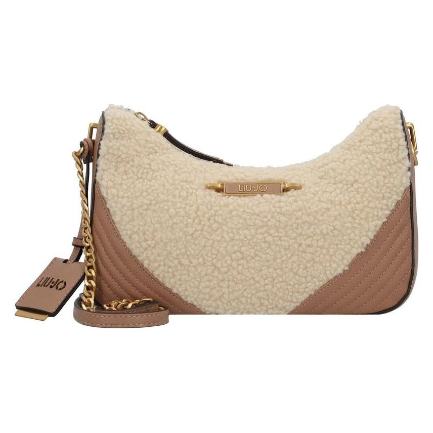 Liu Jo, Damen, Handtasche, Umhängetasche Adonide Oboe Bag Teddy Hellbraun, Beige, Braun