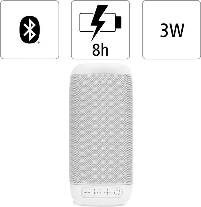 Produktbild Hama Tube 2.0 Mobiler Bluetooth-Lautsprecher (8 h, Batteriebetrieb)