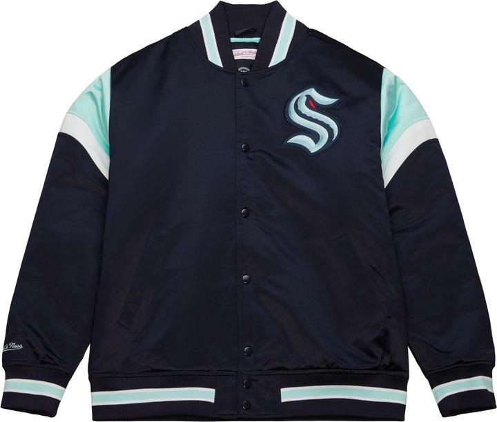 Mitchell & Ness M&N Heavyweight Satin Jacke NHL Seattle Kraken - XXL (XXL)