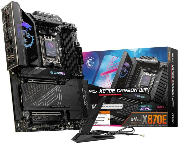 Produktbild MSI MPG X870E Carbon WiFi (AM5, AMD X870E, ATX)