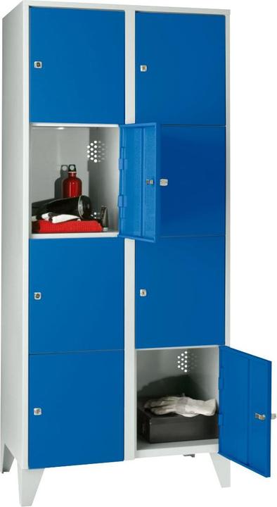 Gentian blue, Light grey RAL 7035