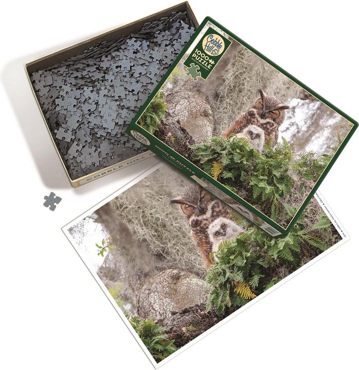 Actual product image Cobble Hill Puzzle 1000 pieces Great Horned Owl (1000 pieces)