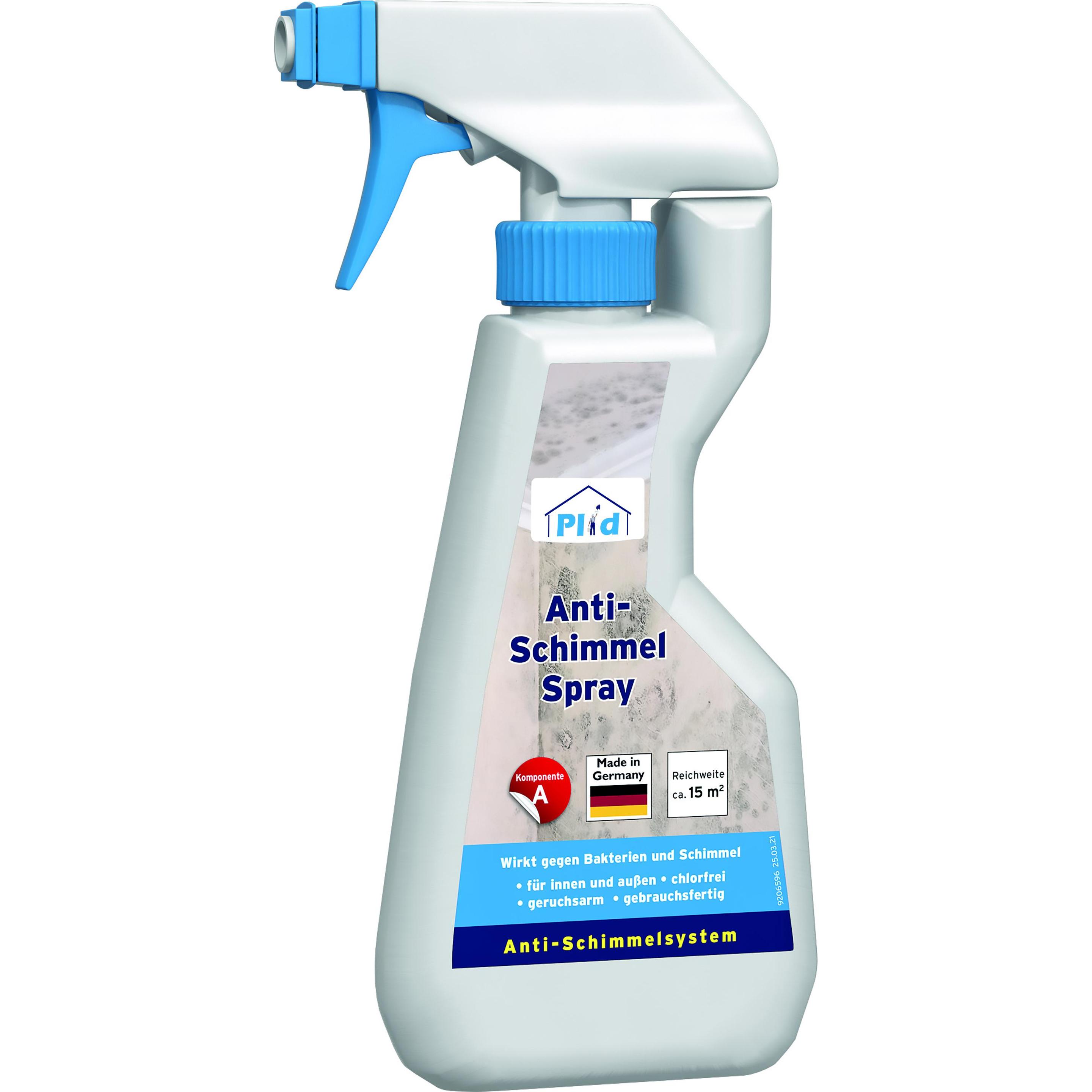 Plid Anti-Schimmelspray,5L für ca. 15m² / Schimmelentferner Schimmelspray Chlorfrei, Reinigungsmittel, Transparent
