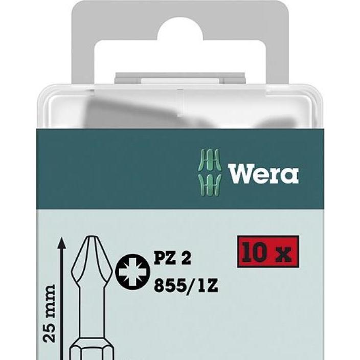 Thumbnail - Wera, Bits, 855/1 Z PZ 1 x 25 mm DIY-Box (1=10) (Kreuz Pozidriv PZ M1)