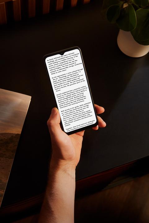 Actual product image TCL 40 NxtPaper 5G (256 GB, Starlight Black, 6.60", Hybrid Dual SIM, 5G)