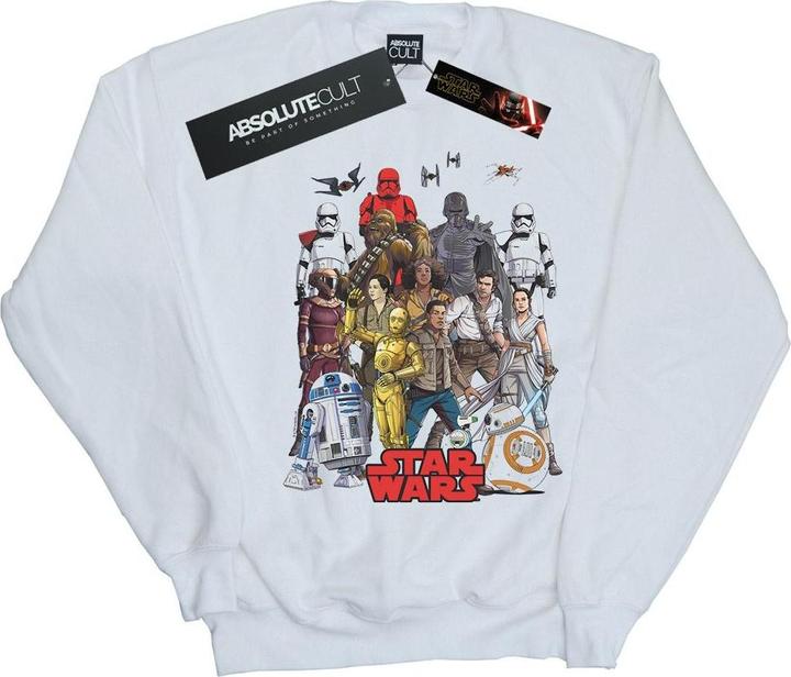 Immagine prodotto Star Wars The Rise Of Skywalker Character Collage Felpa Uomo (5XL)