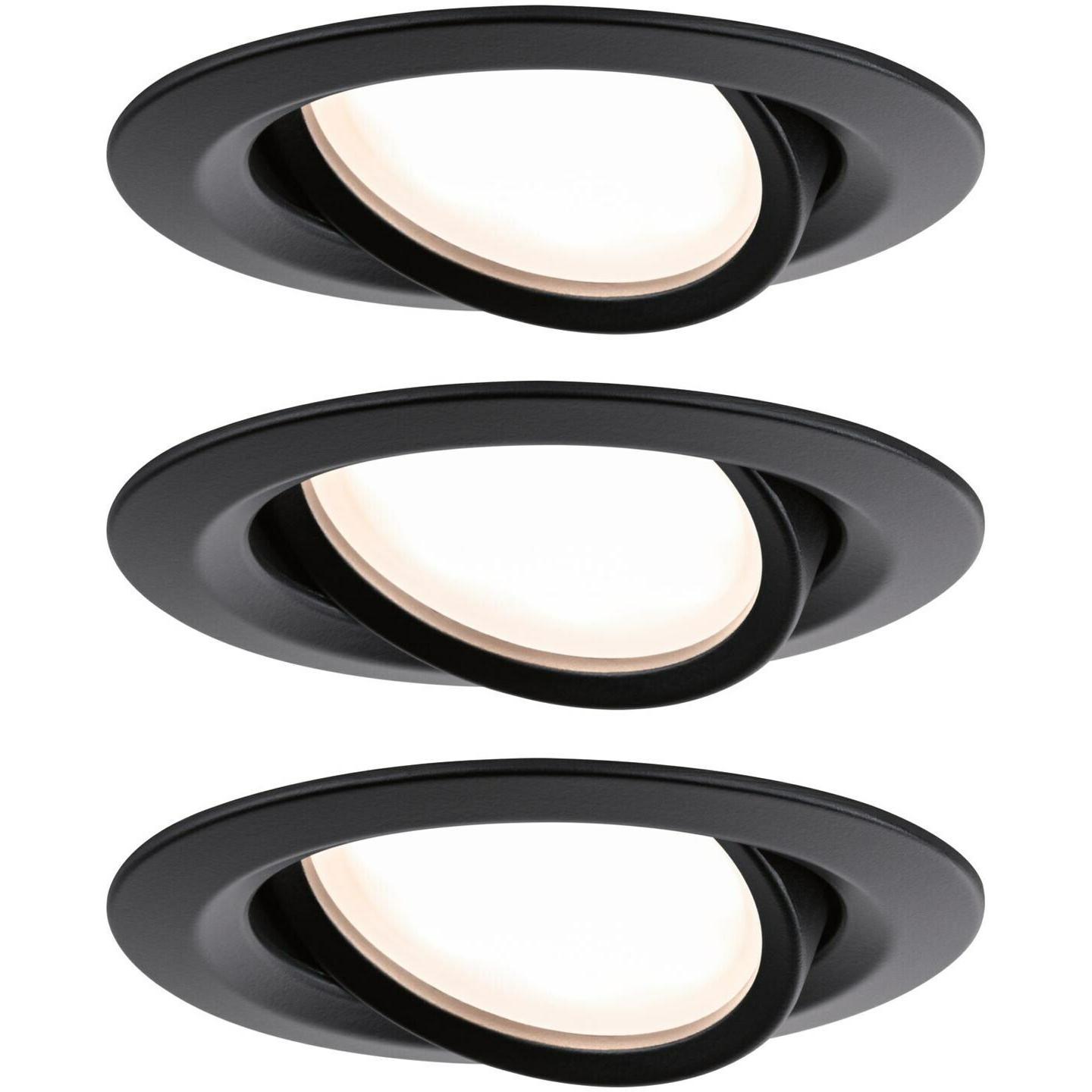 Paulmann, Wandleuchte + Deckenleuchte, Einbauleuchte Nova Plus Set (470 lm)