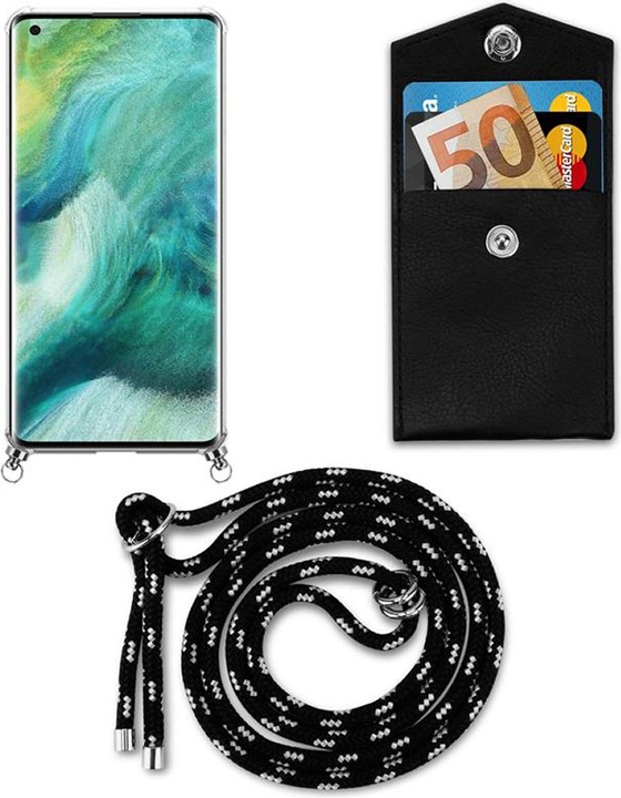 Produktbild Cadorabo TPU Handy Kette SILBER Cover
