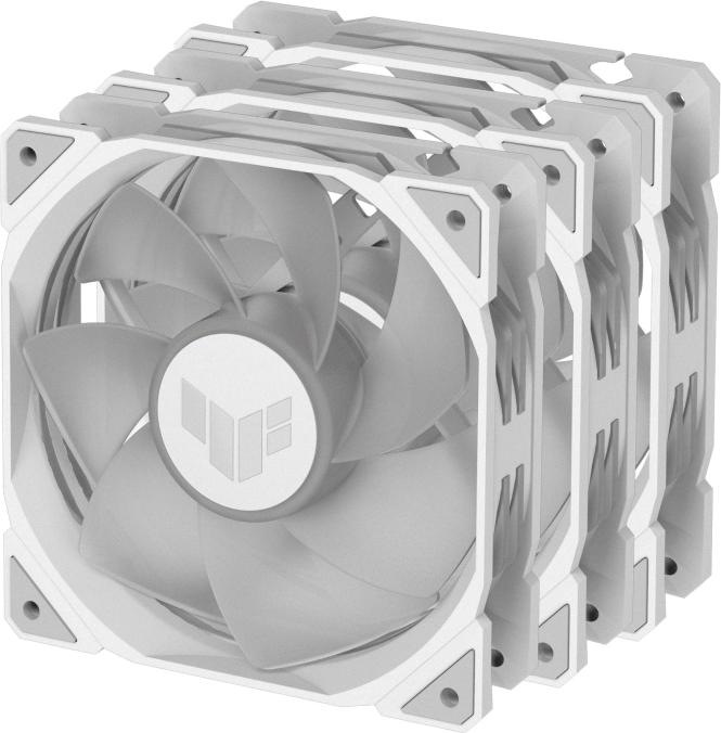 Actual product image ASUS Fan TUF GAMING TR120 FAN ARGB REV WHT 3IN1 (120 mm, 3 x)