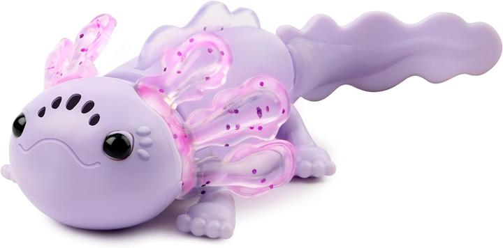 Actual product image WowWee Fingerlings Interactive Baby Axolotl, Auggie (Purple), Swims & Lights Up