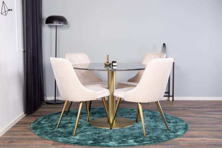 Actual product image Ebuy24 Estelle 17 dining set (5-piece) (Marble)