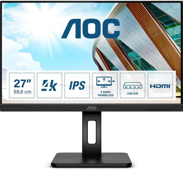 Actual product image AOC U27P2 (3840 x 2160 Pixels, 27")