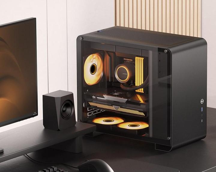 Productafbeelding Jonsbo U4 Mini Micro ATX-kast, gehard glas (mATX)