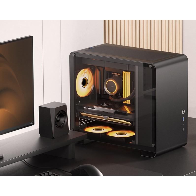 Thumbnail - Jonsbo U4 (mATX), PC Gehäuse, Schwarz