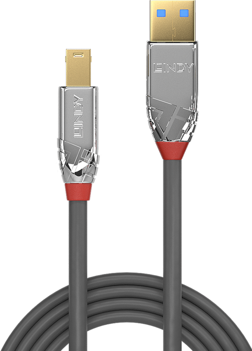 Actual product image Lindy USB/A-USB/B M-M (1 m, USB 3.0)