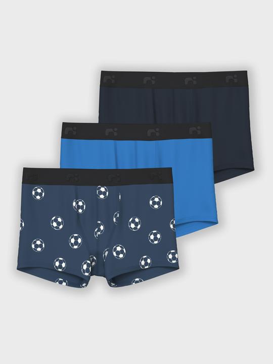 Actual product image Name it Nkmboxer 3p Dark Denim Football Noos (158, 164, pack of 3)