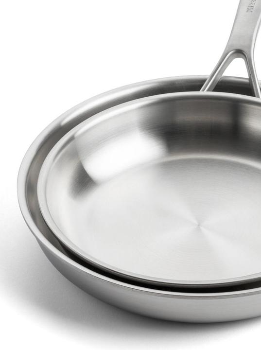 Actual product image KitchenAid Multiply kitchen pan set 24 + 28 cm (Frying pan, Pan set + pot set, Stainless steel, 28 x 4.40 cm)