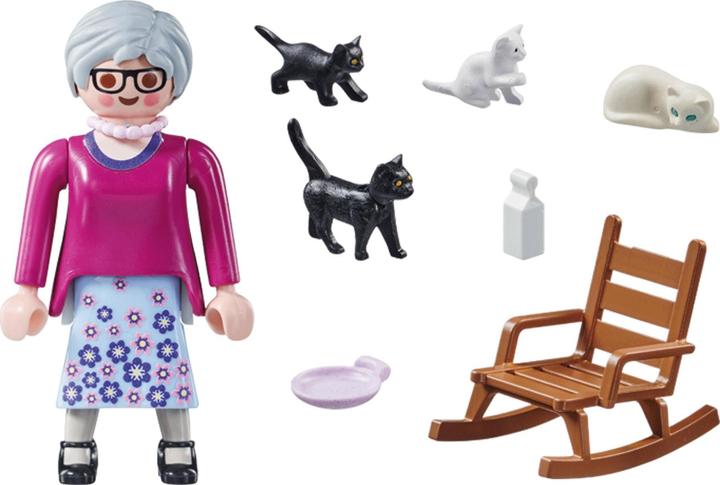 Produktbild Playmobil Oma mit Katzen (71172, Playmobil Special Plus)