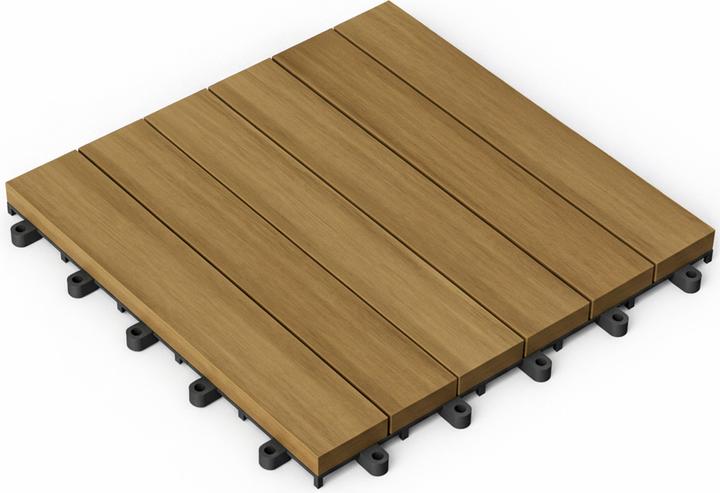 Produktbild Casaria Holzfliesen (1 x, 30 x 30 cm)