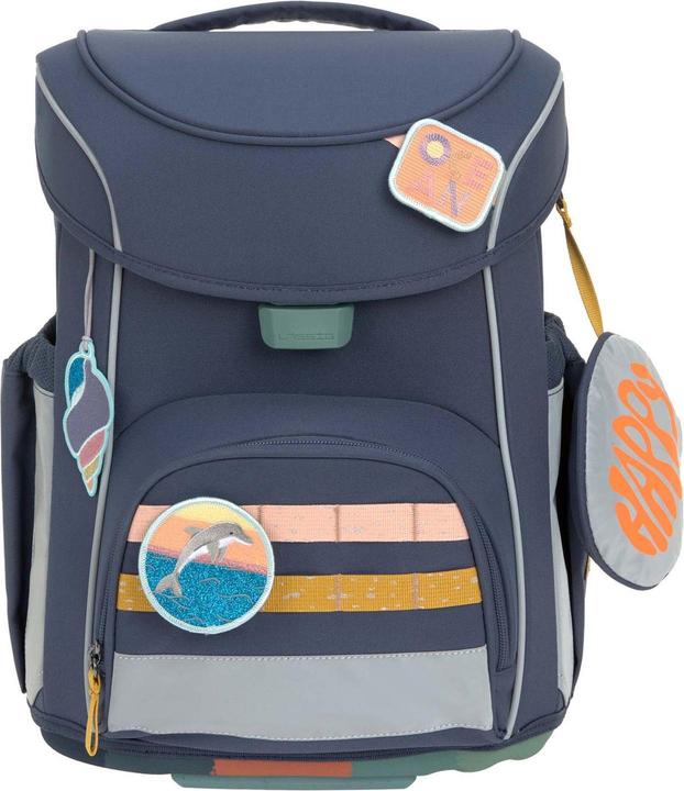 Actual product image Lässig Schulranzen-Set 6-tlg. Slim Unique navy (21 l)