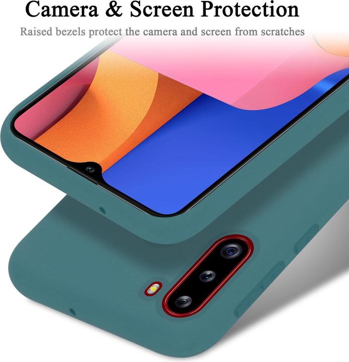 Immagine prodotto Cadorabo Copertura della cassa del silicone liquido TPU (Samsung Galaxy A21)